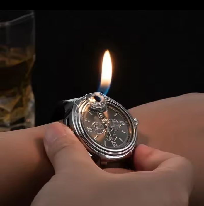 Ceas cu bricheta, ceas bărbați , ideal cadou bărbați