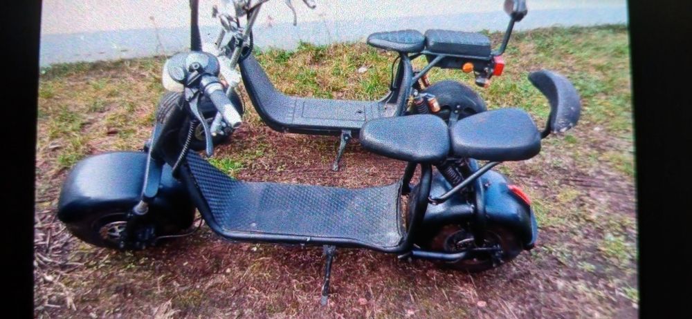 scuter electric    cu roti mari