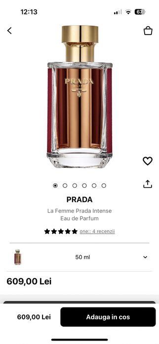 Parfum original prada la femme intense 50 ml
