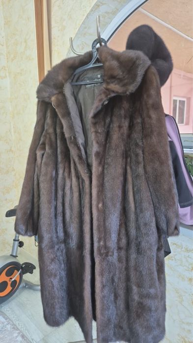 Шуба длинная норковая