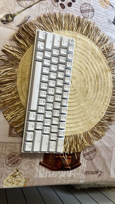 Tastatura QwertyKey H61 Split Alba