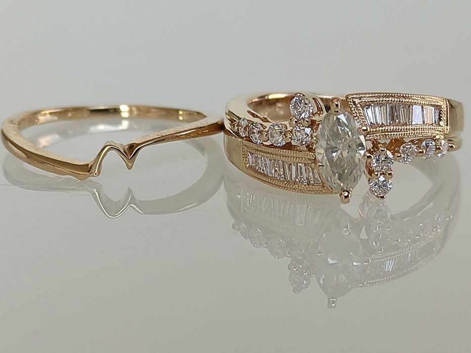 Inel aur 14k cu diamante 1.21ct