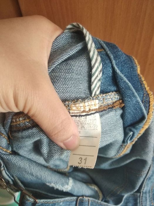 Джинсовый комбинезон 31 размер