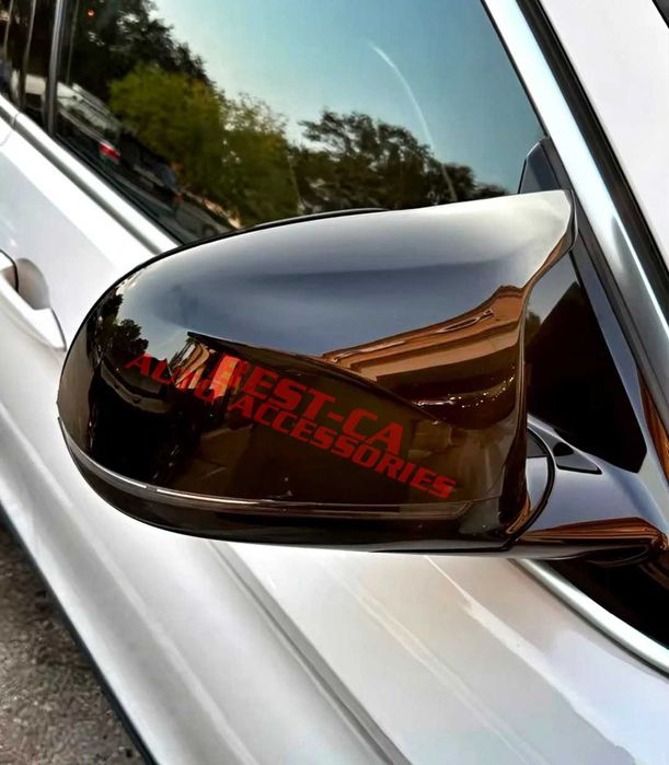 Capace oglinzi Batman negru lucios pentru BMW X3 F25 X5 F15 X6 F16