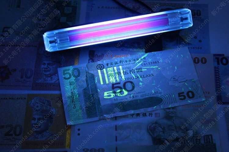Портативный ручной UV ультрафиолетовый детектор валют DL-01