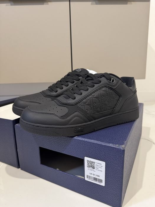 Dior B27 Black Low Top Sneakers 42