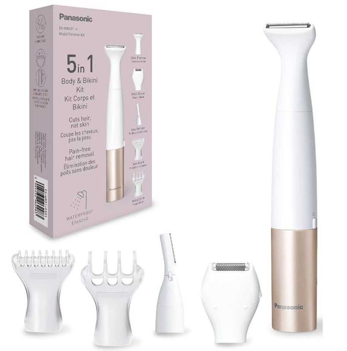 Trimmer 5in1 Panasonic ES-WM31-P301, pentru corp cu accesorii