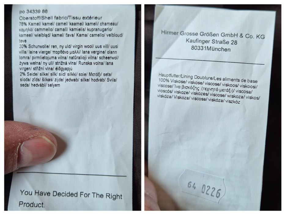 Sacou Lux Loro Piana, Lână Cămilă Bactrian, Bărbați - 64