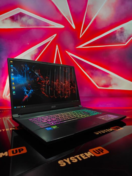 Комплект Игровой ноутбук + монитор клавиатура мышка чехол наушник