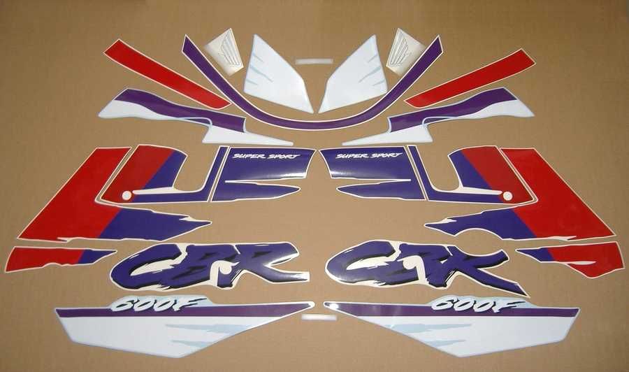 Стикери Honda CBR 600 F2 1991г.-1994г. лепенки хонда цбр ф2 графики