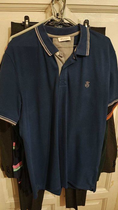 Tricou polo barbati albastru Selected Homme - marime L