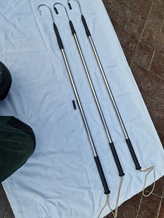 Cange inox cu carlig otel carbon