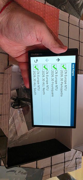 Навигация Garmin Drivesmart 61 7 инча карти за цяла Европа и Турция
