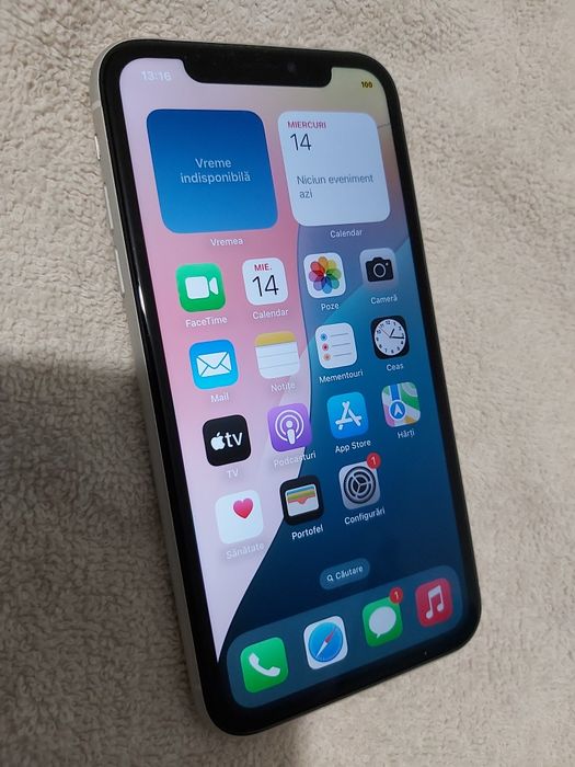 Vând iPhone X R White- neverlocked