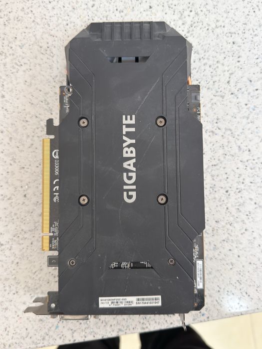 Неработеща видеокарта GTX 1060