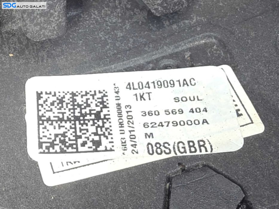Volan Piele 4 Spite cu Comenzi FARA Airbag Audi A4 B8 B8.5 FL Facelift 2012 - 2015 Cod 4L0419091AC [K3535]
