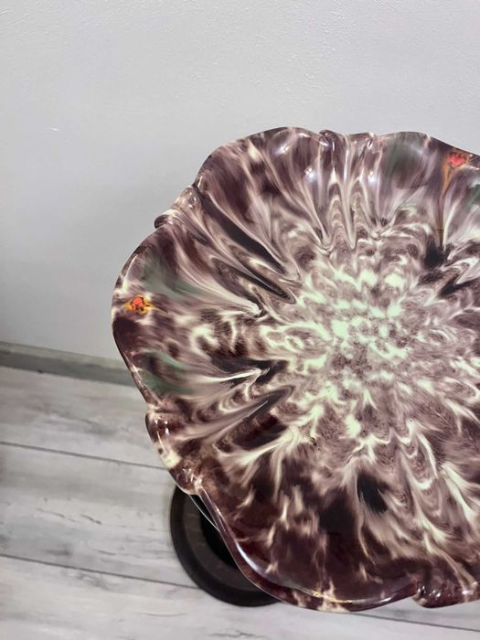 Centru de masa fructiera platou bibelou ceramica JASBA majolika