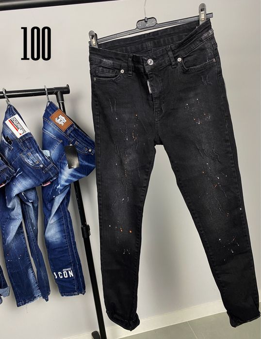 Dsquared дамски черни дънки