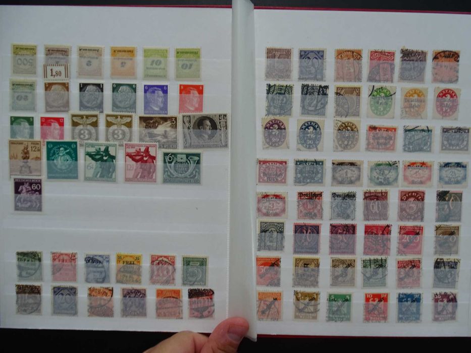 Germania Reich 1900-1945, Clasor cu timbre vechi Stamp/Nestamp (Lot 80