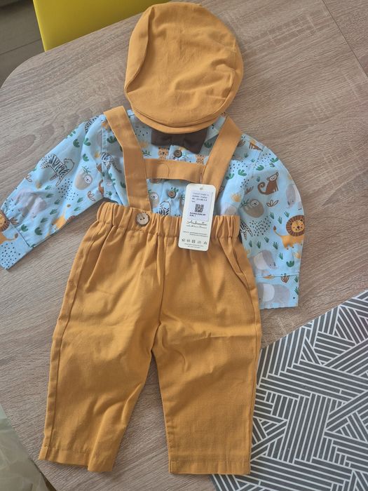 Costum băiețel Andreeatex+ cadou pantofiori