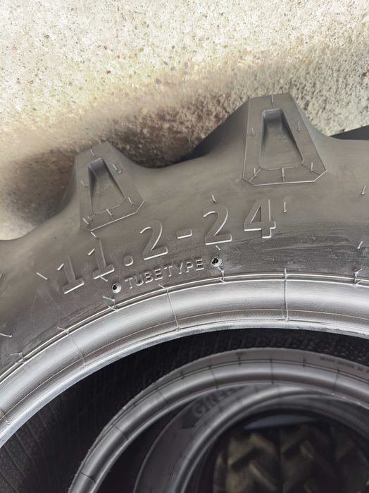 Cauciucuri 11.2-24 Gri 8 ply noi pentru tractor fata pret cu tva