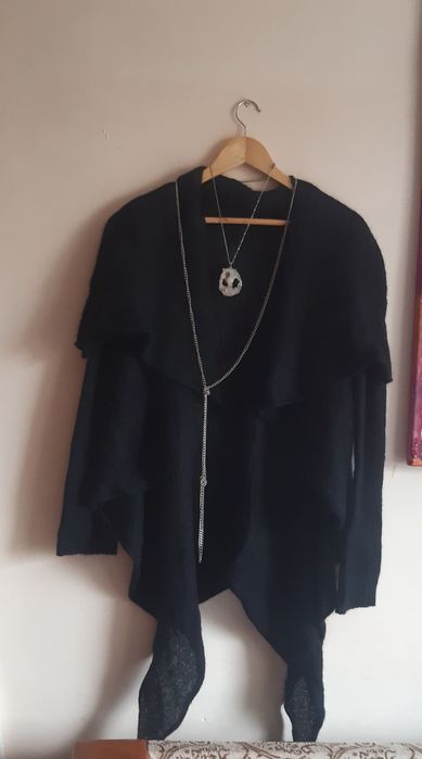 Cardigan asimetric mohair damă M