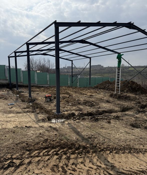 Vand hale metalice complete pentru:
- Service Auto 
- Spalatorie Auto