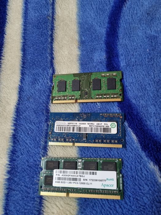 Memorii RAM  Laptop DDR3L  16GB (1x8GB+2x4GB)1600 Mhz 1.35V