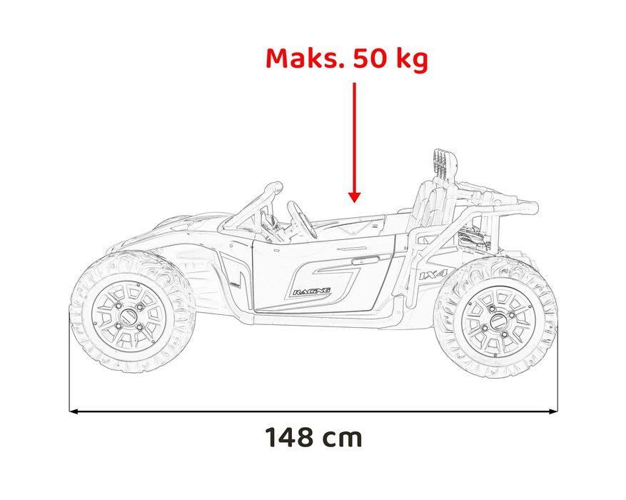 Детско Акумулаторно Бъги Racing 5, 400W, 24/7Ah, EVA гуми