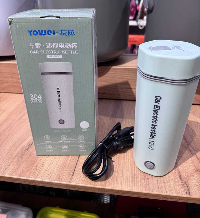 Термос с подогревом 12v для автомобиль +доставка