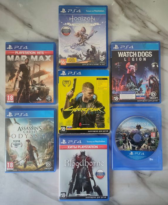 Диски на PlayStation 4