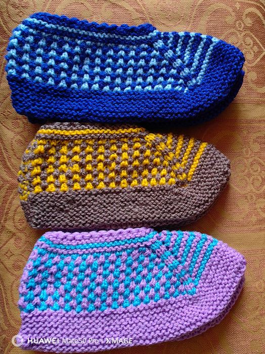 Ръчно плетени терлици