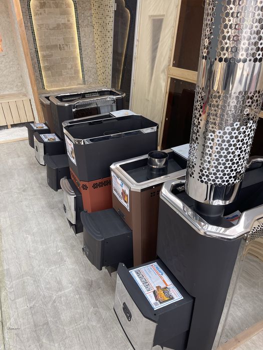 Печки Электрический и Дровяные для сауны и русский бани