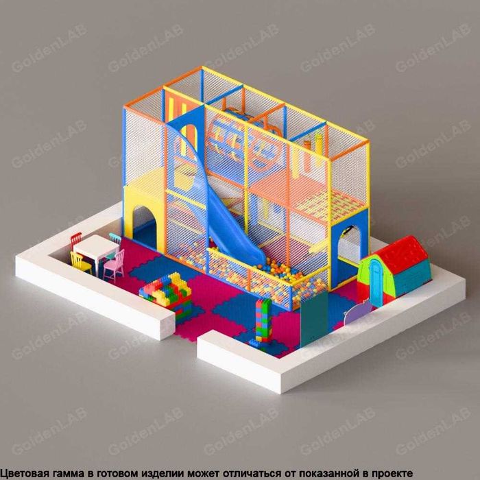 Детский лабиринт, детский игровой парк.