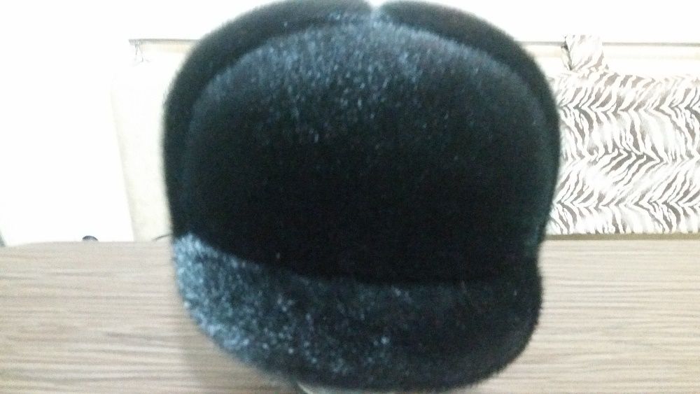 Шапка из натурального меха нерпы