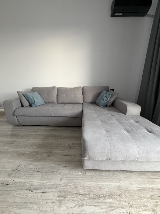 Coltar extensibil RAUL (Mobexpert), cu sezlong pe partea stanga