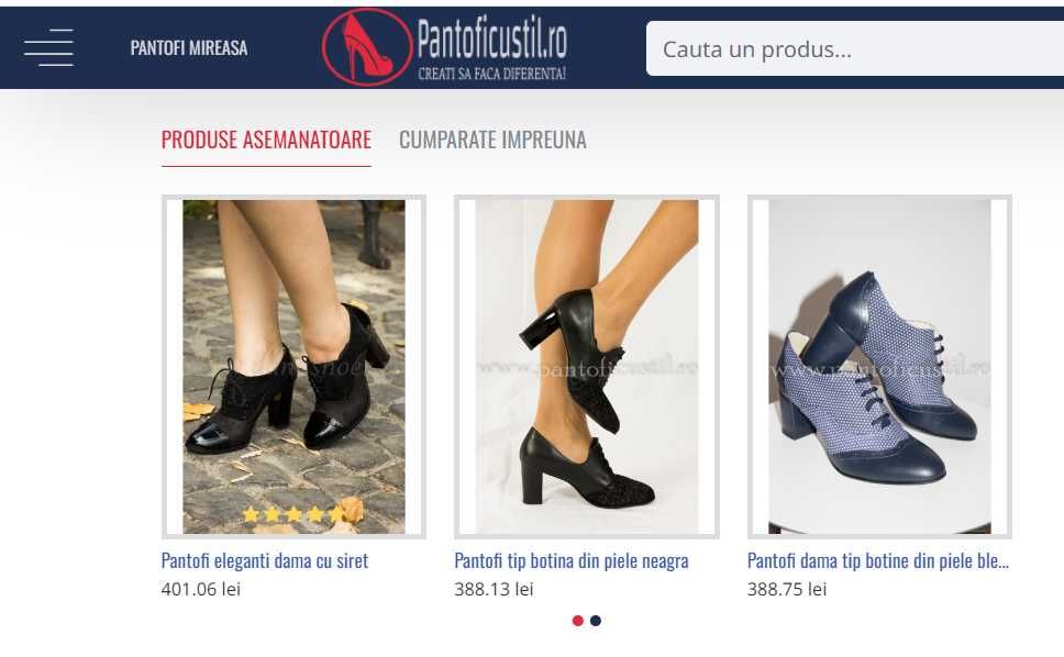 Pantofi piele întoarsă - măr 37 - transport gratuit