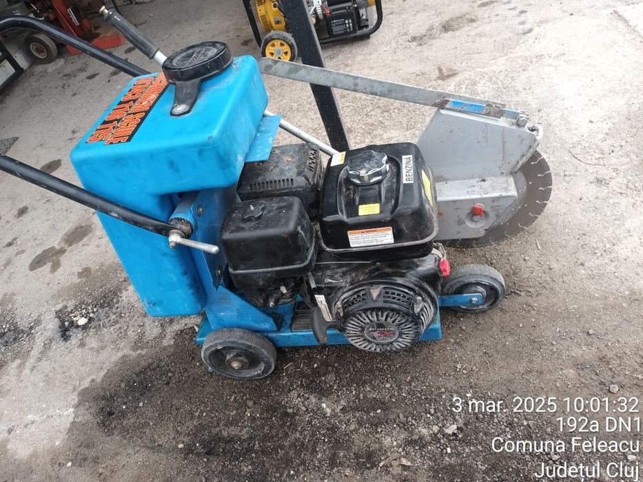 inchiriere motoburgiu taietor beton asfaltal pompa lavabila scarificator iarba scarificator beton  generator  tocator crengi resturi vegetale picamer