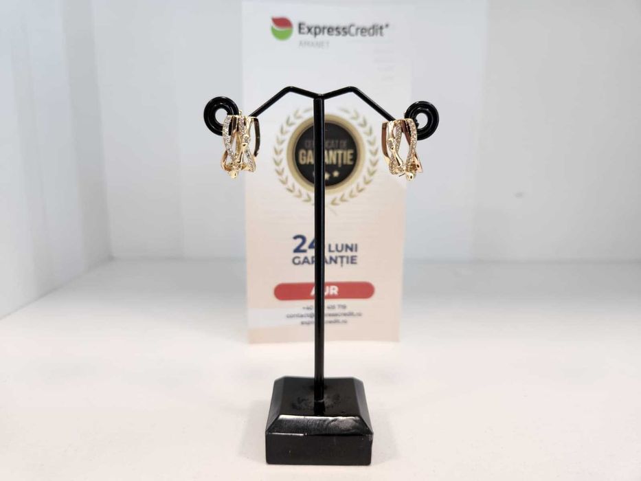 Cercei aur 14k 4.68g(b67449.1/AG2 Tudor1)