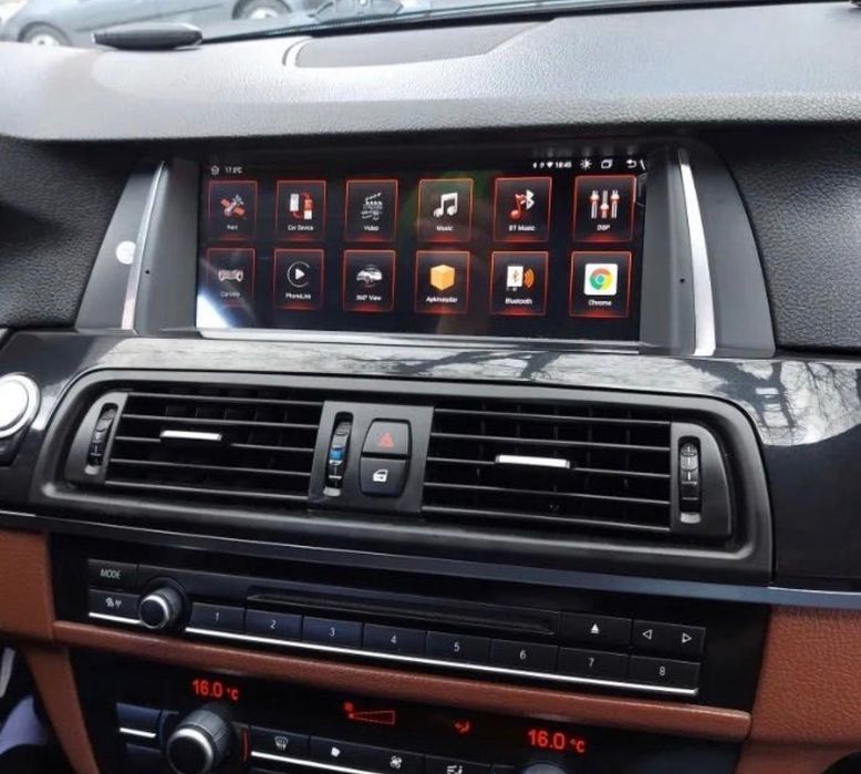 Navigatie Android Carplay BMW F10 F11 seria 5 Waze YouTube