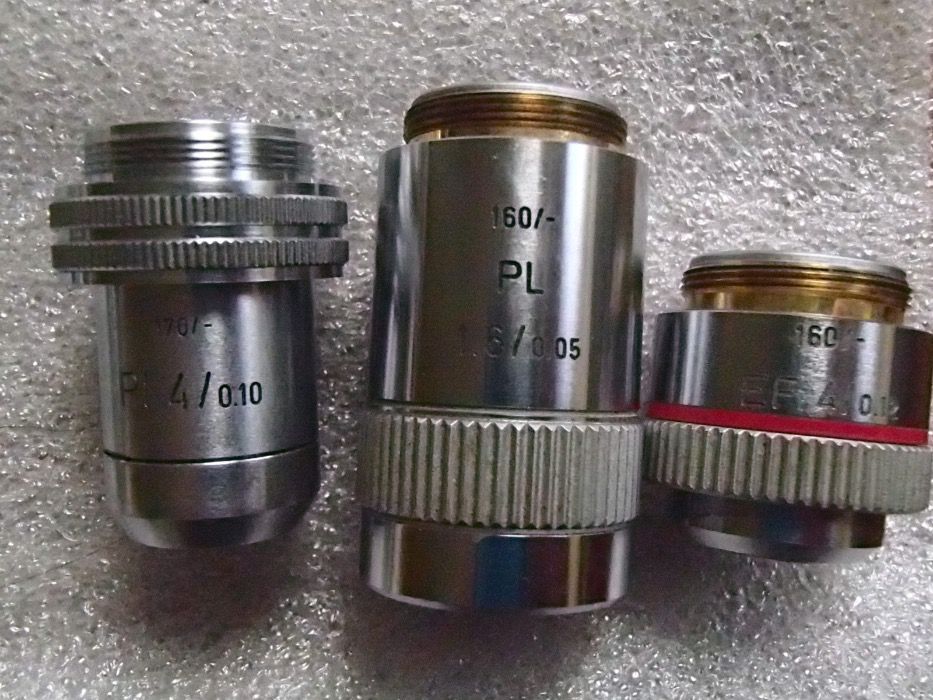 работещи микроскопски обективи-намалени