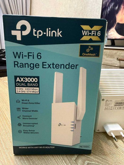 Wi-Fi усилитель - TP-LINK RE705X AX3000