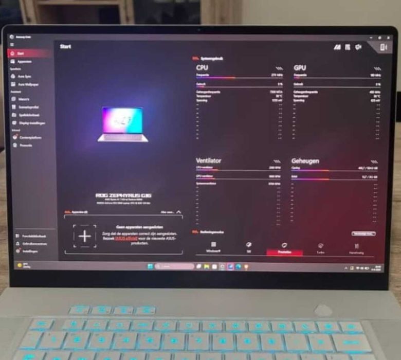 Asus rog zephyrus g16  2025 oled 5060 32gb ram warrnty