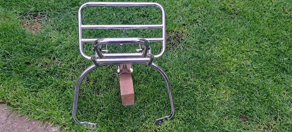 Ауспуси, генерация, части за чопър. Багажник за Vespa нов.