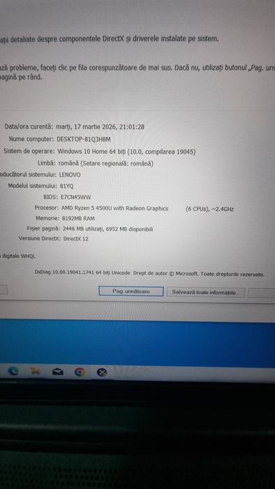 Laptop Lenovo Ryzen5 gen4 8gddr4 ssdnvme 512gb
