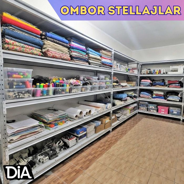 Arxiv stellaj, архивные стеллажи, metall tokcha ombor polka