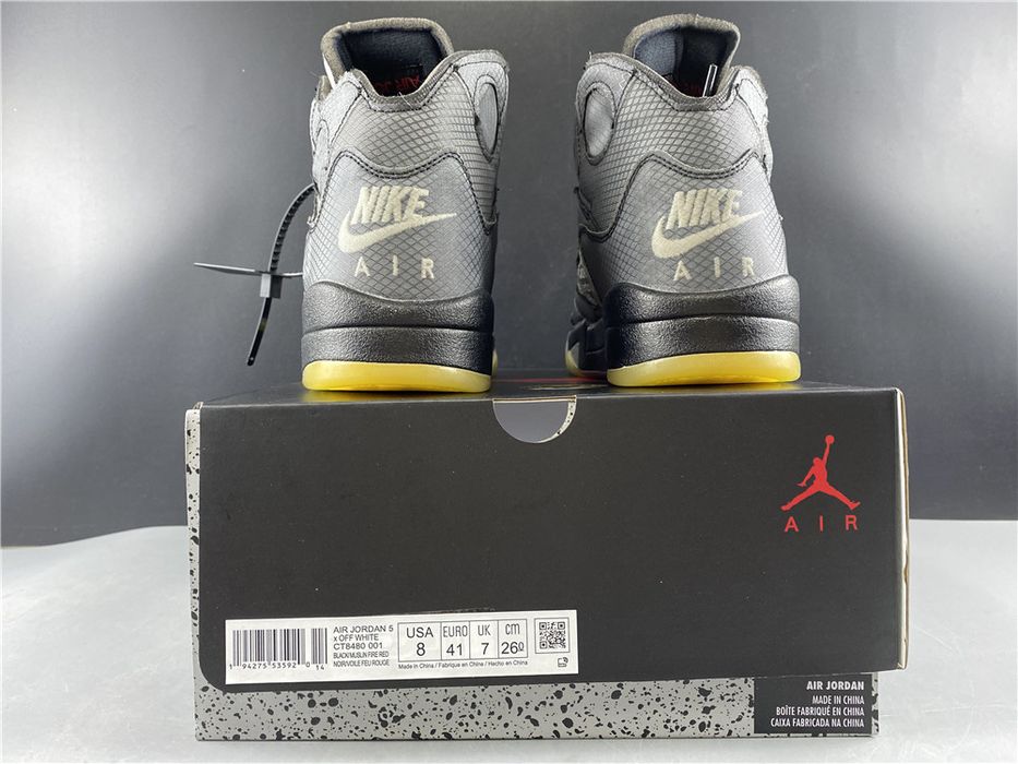 Air Jordan 5 x Off-White Muslin