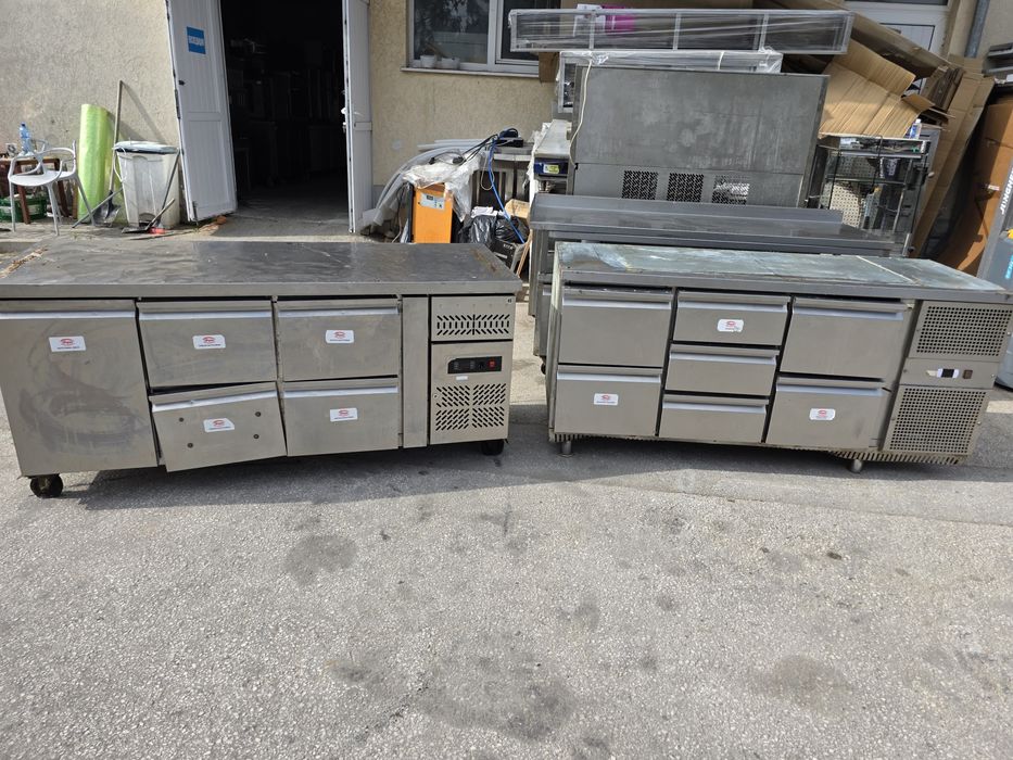 Хладилни маси с чекмеджета2000лв за брой,с 6 броя