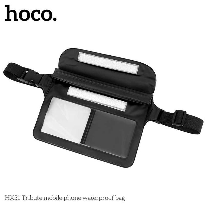 Hoco HX51 Тройная водонепроницаемая поясная сумка чехол для смартфонов