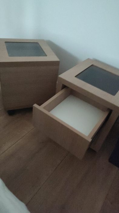 Noptiere din pal dublat